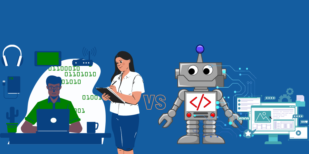 Sitemco vs Intelligenza artificiale: web agency e programmatori umani o piattaforme per creare siti web?